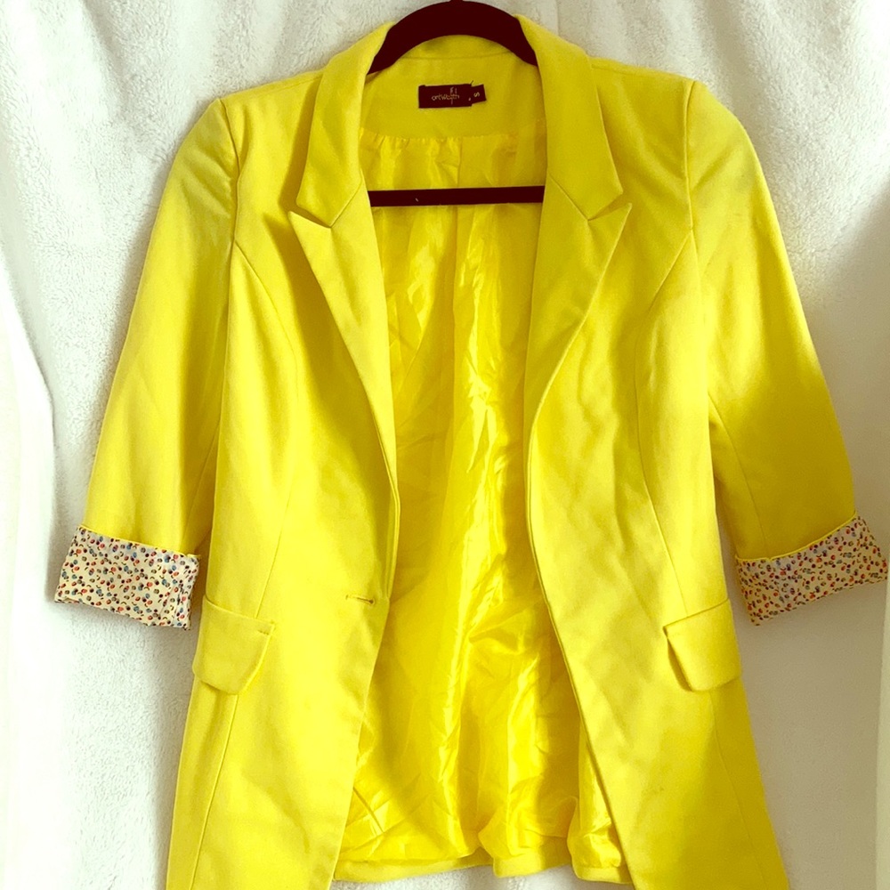 Yellow Blazer